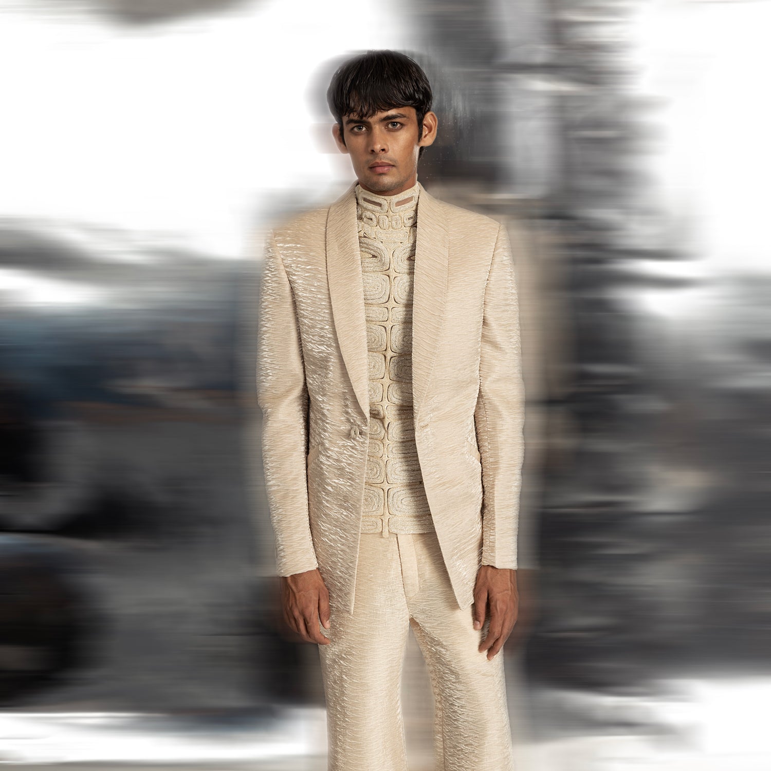 Shawl-Collar Jacket – Startup Telangana