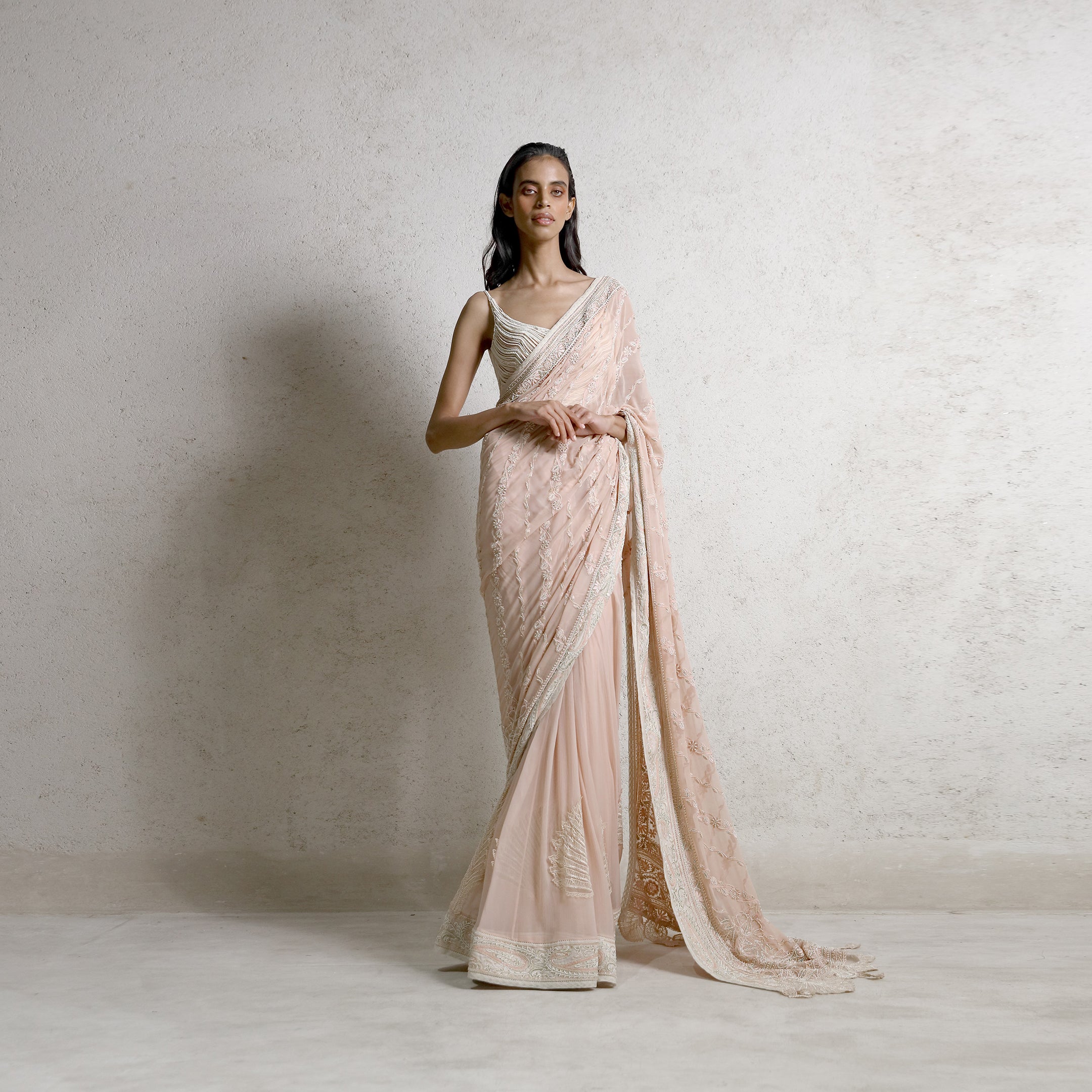 Buy Chikankari Saree Online | Cotton, Georgette, chiffon at Best Price