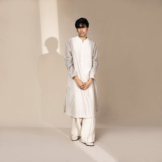 Textured kurta – classic Indian kurta with detailed surface work, men's kurta